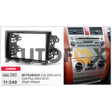 Carav 11-249: 2 DIN MITSUBISHI Colt 2002-2012; Colt Plus 2004-2012