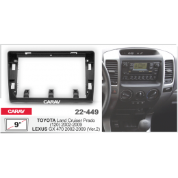 Carav 22-449: 9" LEXUS GX (470) 2002-2009 / TOYOTA Land Cruiser Prado (120) 200