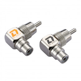 DL Audio Phoenix Short Angle Rca Adapter