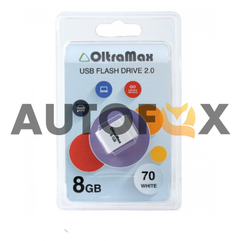 USB флэш-диск 8GB OltraMax 70 белая