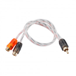 DL Audio Barracuda YRCA 1M2F RCA Y-разветвитель (1 х «папа» - 2 х «мама»)