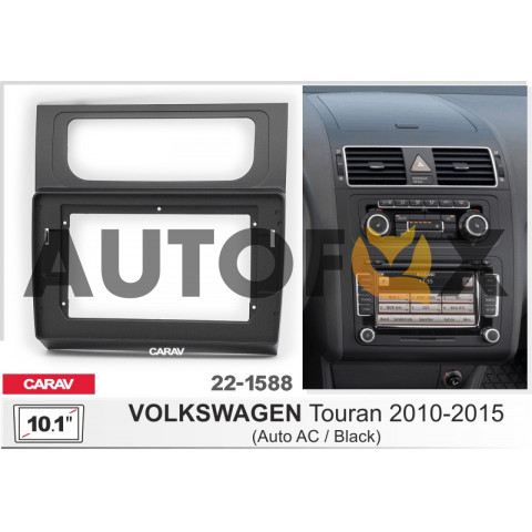 Carav 22-1588: 10.1" VOLKSWAGEN Touran 2010-2015 (только для а/м с климат контролем)