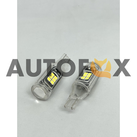 Светодиод T15 3030 16 SMD 16*51 w 12v ОБМАНКА, ЛИНЗА (SD-901)