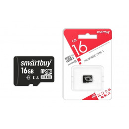 Smart Buy microSD 16GB class10 без адаптера Карта Памяти 