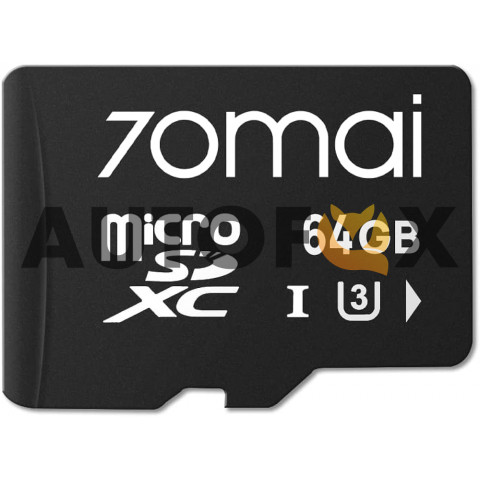 70Mai microSD 64Gb T-U3 Карта памяти