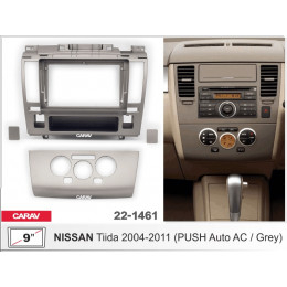 Carav 22-1461: 9" NISSAN Tiida 2004-2011 (только для а/м с климат-контролем PUSH / серый цвет)